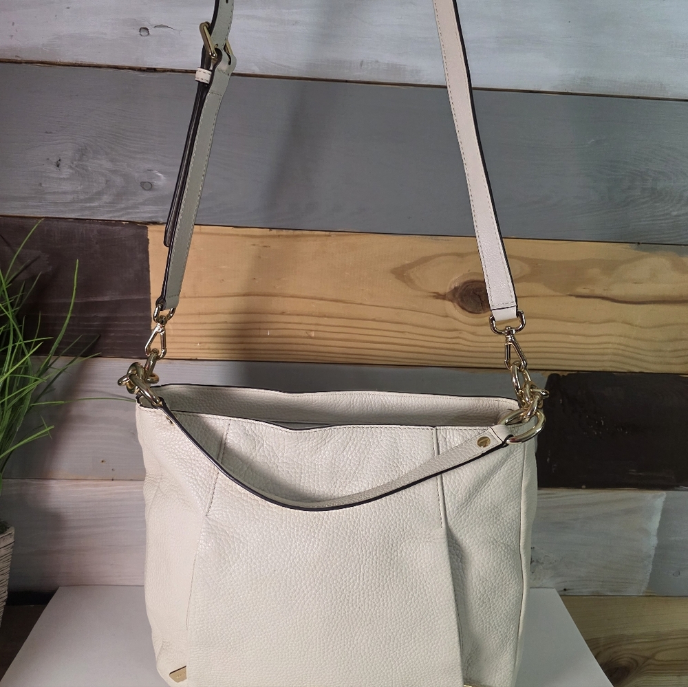 Michael Kors Hallie large leather Hobo Shoulder Crossbody - Picture 14 of 16